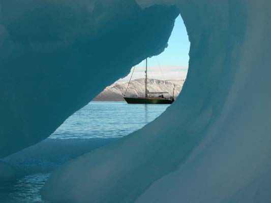 The 'through the ice' shot